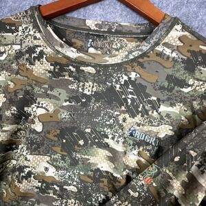 Rocky Shirt Mens XL Green Camo ScentIQ Atomic Vented Hunting Long Sleeve Tee